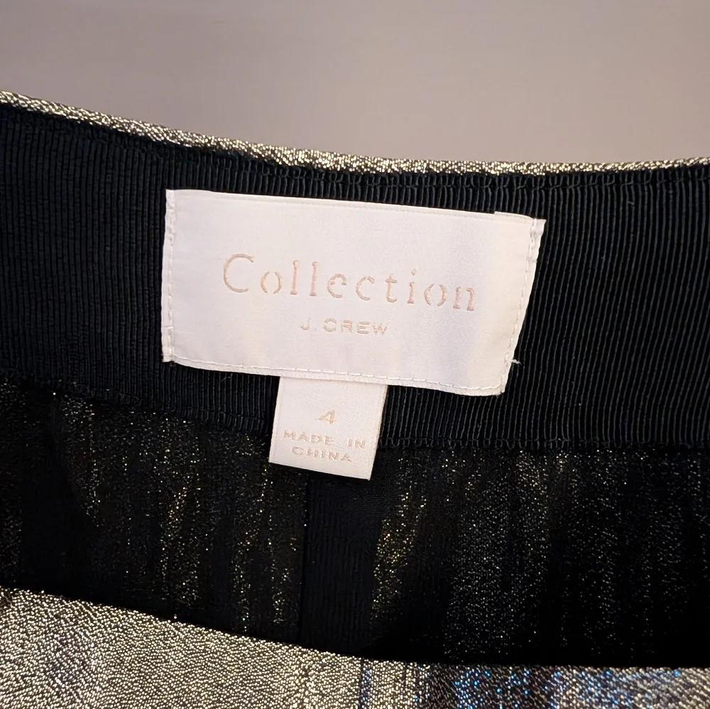 J.Crew Collection Gold plated midi skirt - Picture 2 of 7